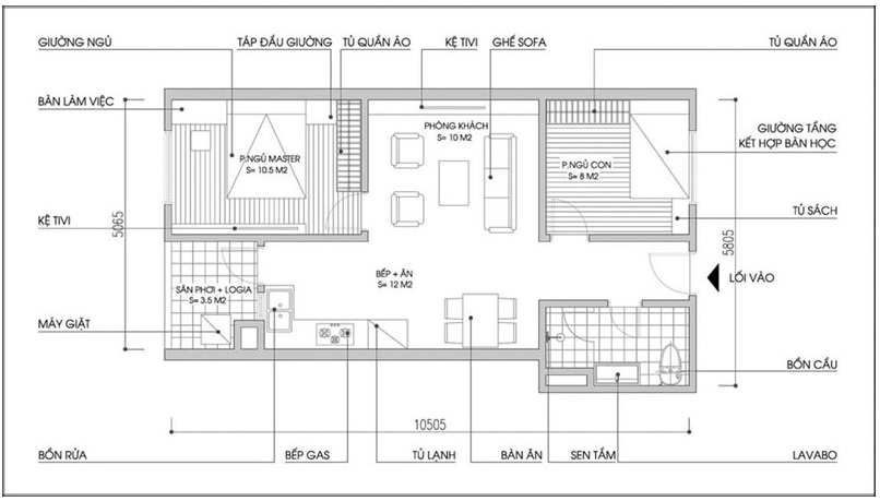 9 nguyên tắc quan trọng để thiết kế nội thất chung cư đẹp